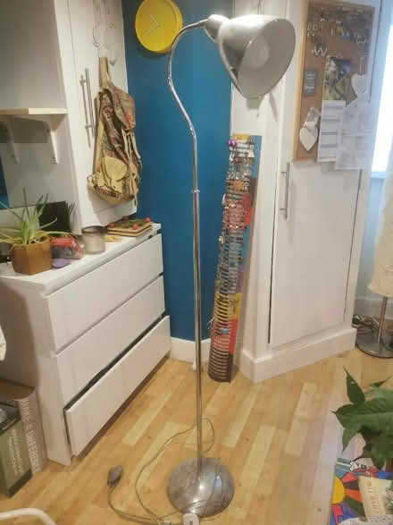 Photo of free Tall grey lamp (Vale LA1) #1