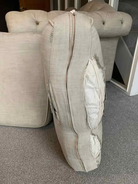 Photo of free Big sofa (settee) (West Molesey.) #2