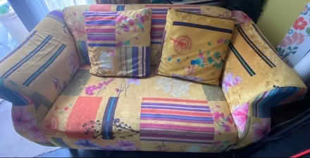 Photo of free Colourful sofa (Taunton Somerset) #1