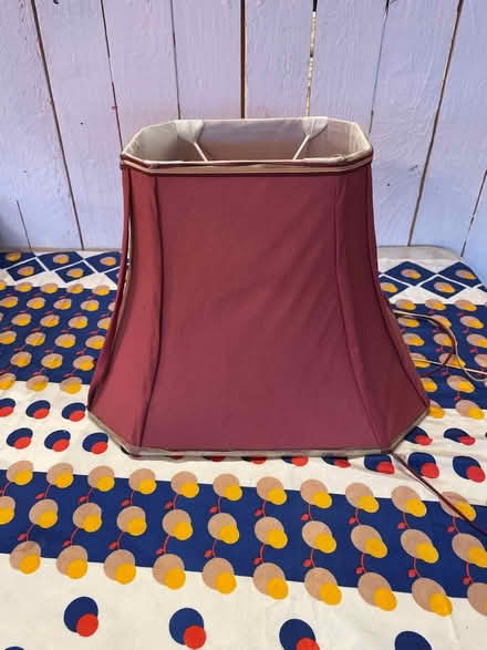 Photo of free Lovely deep peach lampshade (Crystal Palace SE19) #1