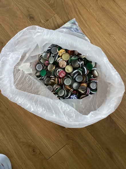 Photo of free Bag of beer bottle tops (Tiverton) #1