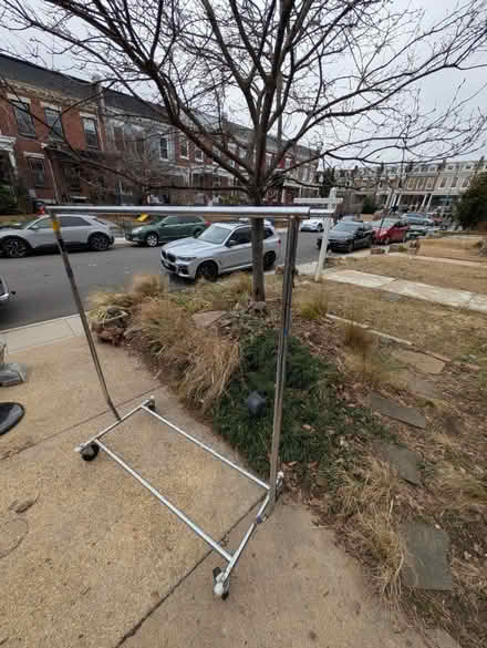 Photo of free Folding metal clothes rack (Park View - Colombia Heights) #1