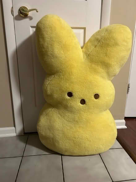 Photo of free Giant stuffed Peep (Devon and Arlington Hts Rds) #1
