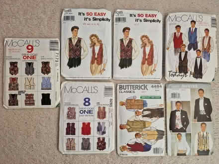 Photo of free 7 Waistcoat Sewing Patterns (Woking GU22 9) #1