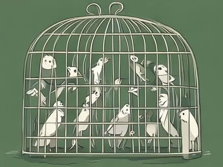 Photo of free tall metal cage bird/rodent (Southport PR9) #1