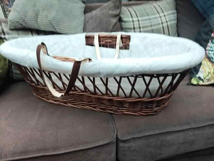 Photo of free Baby wicker crib with stand (Westwood Peterborough PE3) #3