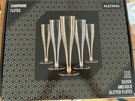Photo of free Approx 50 plastic champagne flutes (St John’s, WR2) #1