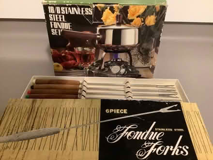 Photo of free Fondue Set and 6 forks (Barbican EC2Y) #1