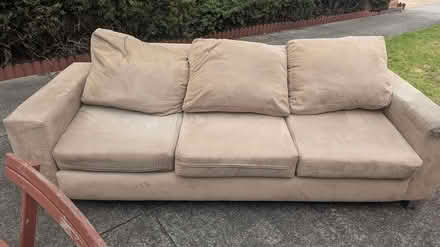 Photo of free Comfy couch three person (Cairnlea Drive) #1