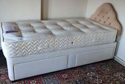 Photo of free 2 single divan bed bases (Longden Common SY5) #1