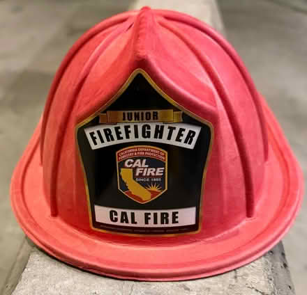 Photo of free Junior Firefighter Helmet (Valencia Avenue, Sunnyvale) #1