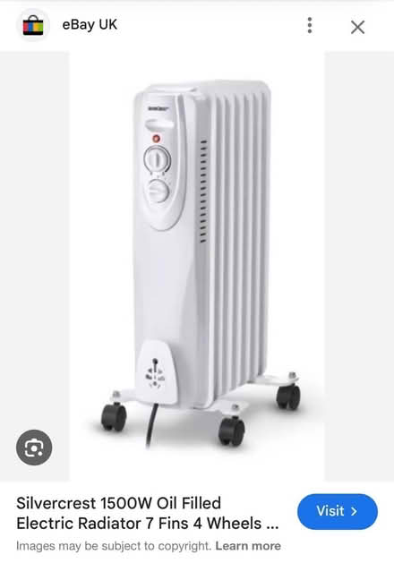 Photo of free Electric radiator oil-filled, small (North Laines) #1