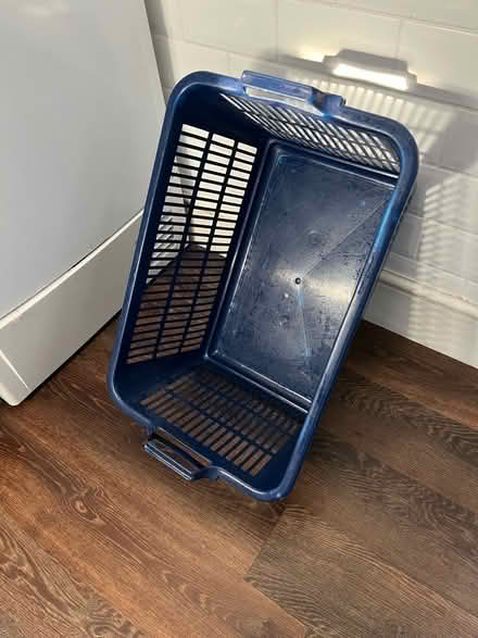 Photo of free Blue plastic laundry bin (Parson's Heath CO4) #1