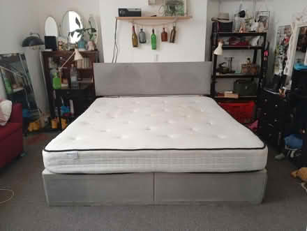 Photo of free Super king size bed with headboard (North london N13) #1