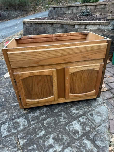 Photo of free Bathroom vanity, mirror and sink (Peachtree Corners) #1