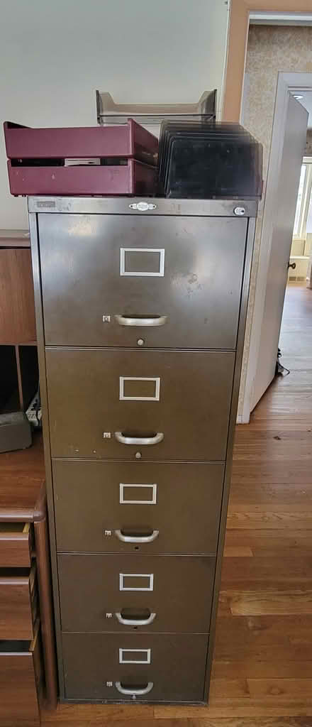 Photo of free Metal File Cabinet (South Salem) #1