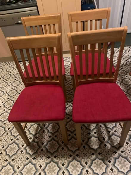 Photo of free Dining chairs (4) (Belle Isle LS10 Leeds) #2