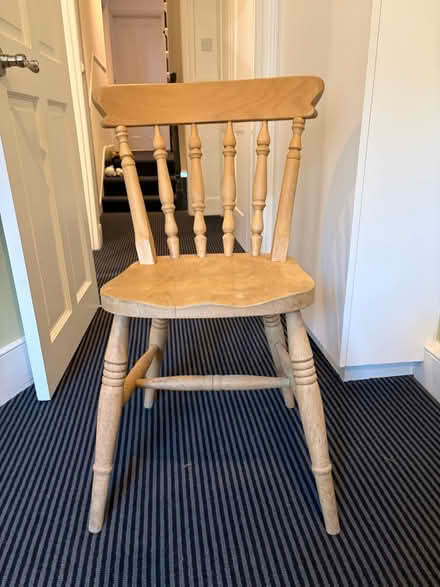 Photo of free Wooden chair (Clapham Junction SW11) #1