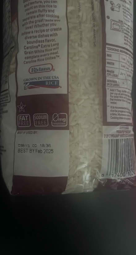 Photo of free Carolina brand rice (Ridley Park) #2