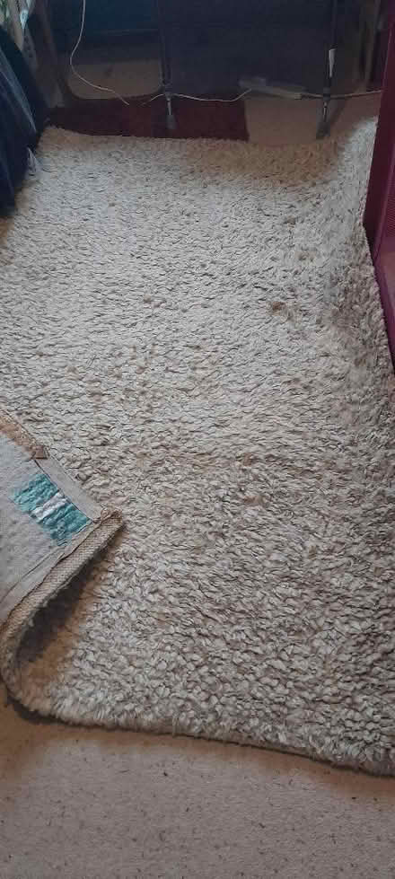 Photo of free Heavy cream rug (Kings Heath B14) #1