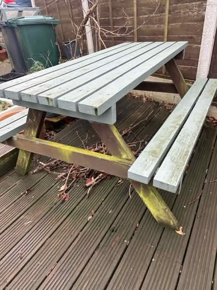 Photo of free Picnic bench (BD18 Wrose) #4