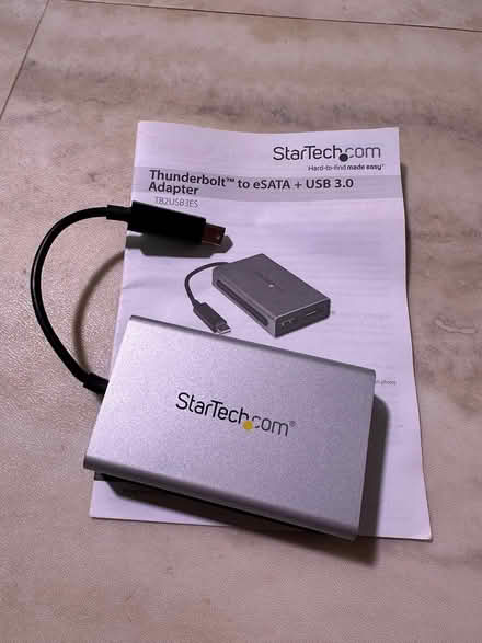 Photo of free Thunderbolt to eSATA & USB 3 adapt (Mortimer & Coxwell) #1