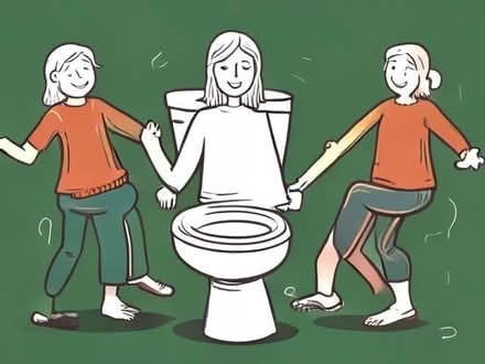 Photo of Raised toilet seat with frame (White Grit SY5) #1