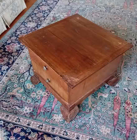 Photo of free Vintage low wooden table (Dorchester near Top o' Town) #3
