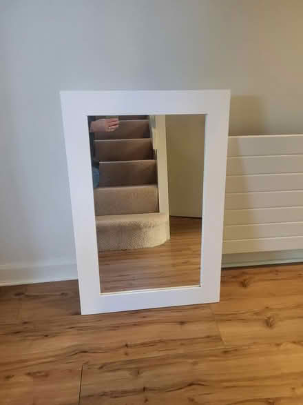 Photo of free White Wooden Mirror (Donnybrook Douglas) #1