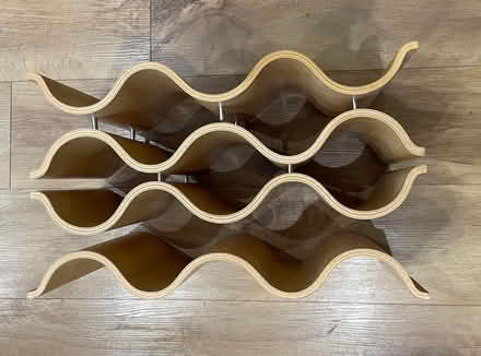 Photo of free Wooden curved wine rack (Dean EH4) #1