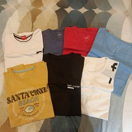 Photo of free 7 x Men's t-shirts: Size L (Wycombe Marsh HP11) #1