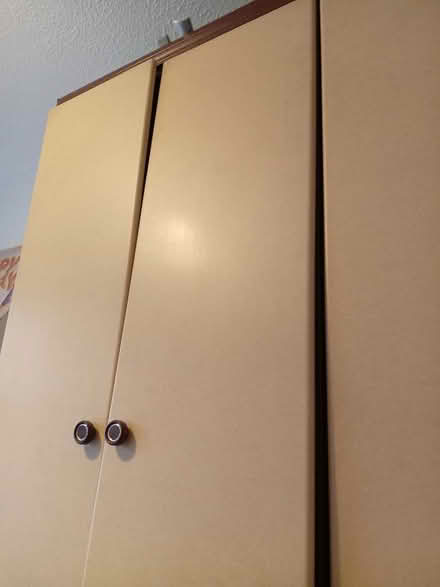 Photo of free One tall solid wood cupboard (Eastville BS5) #1