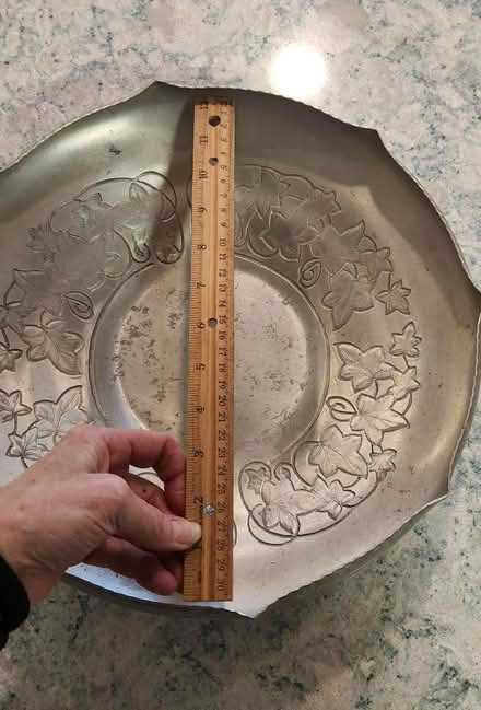 Photo of free Vintage Hand Wrought Aluminum Tray (Outside Kennett Square) #1