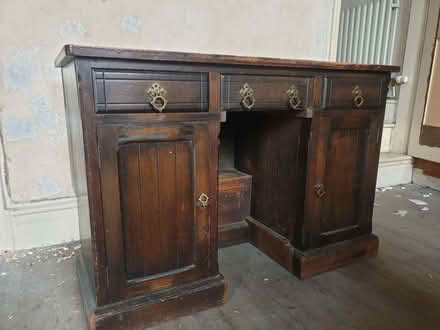Photo of free Unusual, Vintage Knee-hole Desk (Breadsall DE21) #4