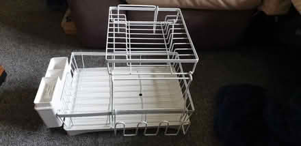 Photo of free White metal tiered draining rack (Chorley PR6) #1