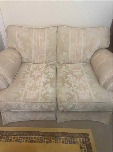 Photo of free 2 seater Sofa & poufee (EX3) #2