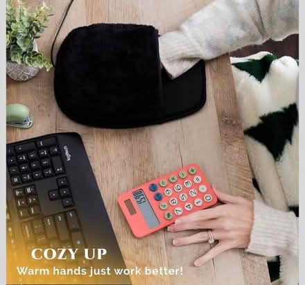 Photo of free USB heated mouse pad hand warmer (Above Oakland Zoo) #3