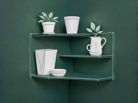 Photo of free White Corner Shelf (Farringdon Park PR1) #2