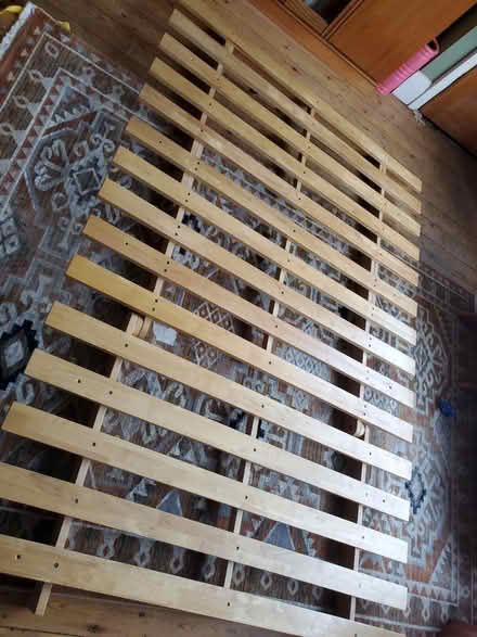 Photo of free Futon bed frame (no mattress) (Heeley S2) #3