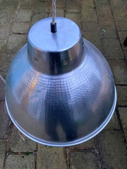 Photo of free Large metal 'bowl' pendant lampshade (New England Quarter BN1) #3