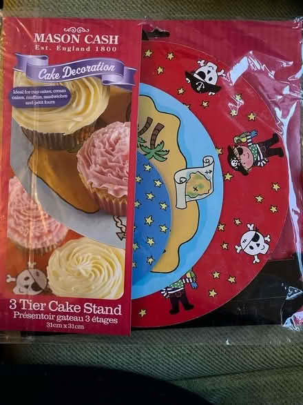 Photo of free 3 tier cardboard cake stand new (M33 near Sale Grammar School) #1