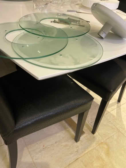 Photo of free Ceiling Light – 3-Layer Glass Shade (Modern Style) (Woodford IG8) #3