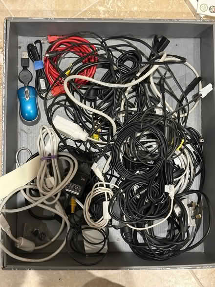 Photo of free Mixed cables phones/computers (Bowerchalke SP5) #1