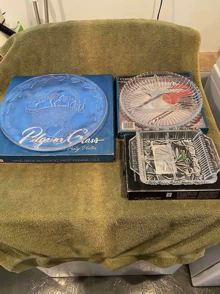 Photo of free Glass Serving Trays (Cedar Grove, Fairview Ave.) #1