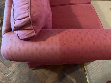 Photo of free Laura Ashley red sofa (Biddulph Moor ST8) #3