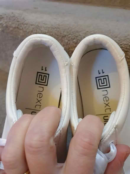 Photo of free White occasion trainers. Kids size 11 (Bruntsfield EH10) #2