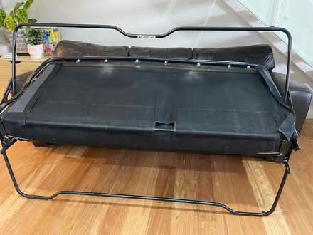 Photo of free 3 seater, leather sofa bed (Waverley, Sydney) #3