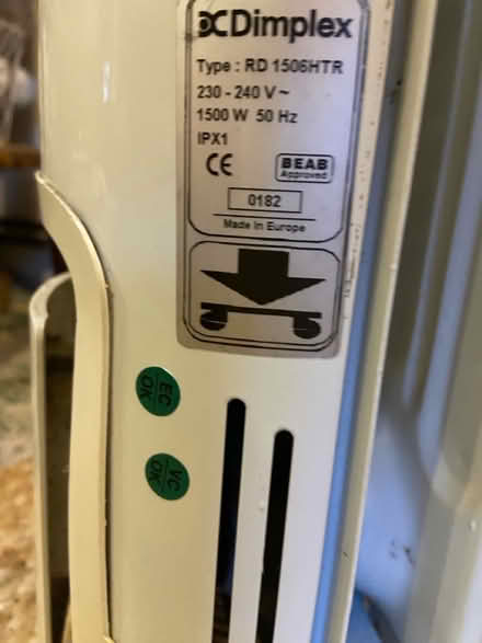 Photo of free Dimplex oil filled radiator (Morvah nr Penzance TR20) #2