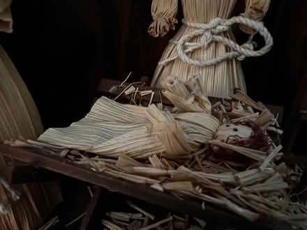 Photo of free Wood and cornhusk nativity scene (Downtown Martinez) #4