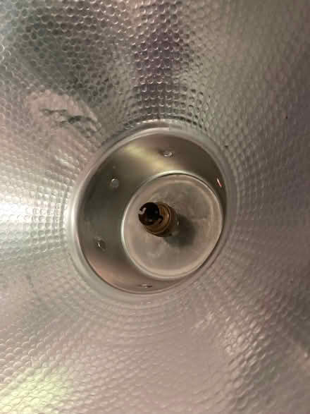 Photo of free Large metal 'bowl' pendant lampshade (New England Quarter BN1) #2